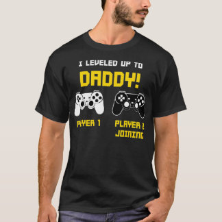 Gamer Pa Player Gaming Console Gender onthullen RP T-shirt