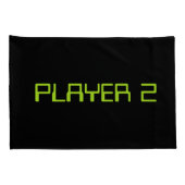 Gamer Paar. Speler 1 Speler 2 Kussensloop (Achterkant-Rechts)