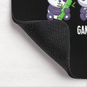 Gamer Panda Eating Gaming Sleeping voor Multiplaye Muismat (Hoek)