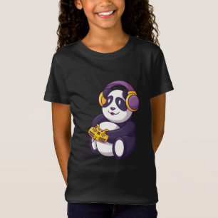 Gamer Panda Videogames Spelend T-shirt