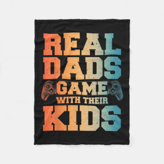 Gamer papa kunst voor gaming papa papa Mannen game Fleece Deken