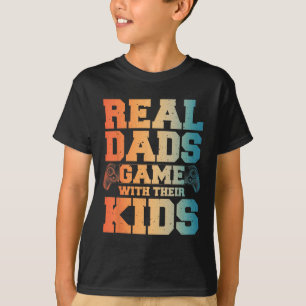 Gamer papa kunst voor gaming papa papa Mannen game T-shirt