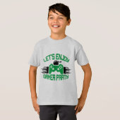 gamer party fun t-shirt (Voorkant volledig)