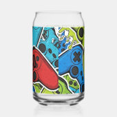 Gamer Patroon Blikvorm Glas (Rechts)