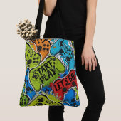 Gamer Patroon Boodschappentas Tote Bag (Dichtbij)