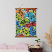 Gamer Patroon Hangend Wandkleed (Slaapkamer)