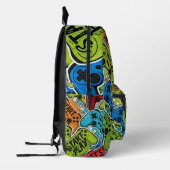 Gamer Pattern Backpack Bedrukte Rugzak (Links)