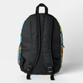 Gamer Pattern Backpack Bedrukte Rugzak (Achterkant)