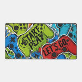 Gamer Pattern Desk Mat (Voorkant)