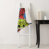 Gamer Pattern Sherpa Blanket Sherpa Deken (In situ)