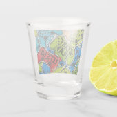 Gamer Pattern Shotglas Shot Glas (Achterkant)