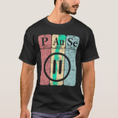 Gamer Pauze Periodic Table Elements Gaming Nerdy T T-shirt (Voorkant)