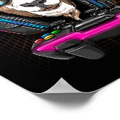Gamer PC Computer Videogame Lover Streaming Gamin Poster (Hoek)