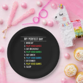 Gamer Perfect Day Papieren Bordje (Feest)