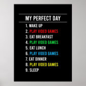Gamer Perfect Day Poster (Voorkant)