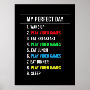 Gamer Perfecte Dag Poster