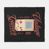  gamer personaliseert 50ste verjaardagscadeau fleece deken (Voorkant (Horizontaal))