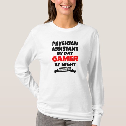 Gamer Physician Assistant T-shirt (Voorkant)