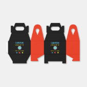 Gamer Pixel Arcade level omhoog verjaardag Bedankdoosjes (Uitgevouwen)