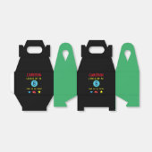 Gamer Pixel Arcade level tot 6 jaar Groen Bedankdoosjes (Uitgevouwen)