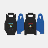 Gamer Pixel Arcade-niveau tot verjaardag Favor Box Bedankdoosjes (Uitgevouwen)