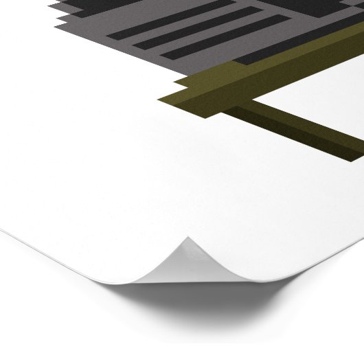 Gamer Pixel Art Poster (Hoek)