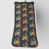 Gamer Pizza Video Gaming Food Golf Head Hoesje Golfheadcover (Draai 90)