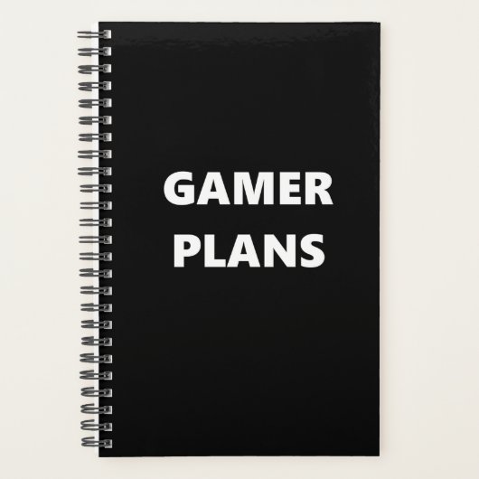 Gamer Planner Sports Theme Gamer Plannen (Voorkant)