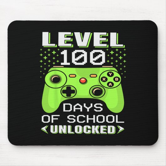 Gamer plotseling 100h dag leraar 100 dagen van de muismat (Voorkant)