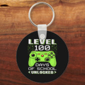 Gamer plotseling 100h dag leraar 100 dagen van de sleutelhanger (Voorkant)