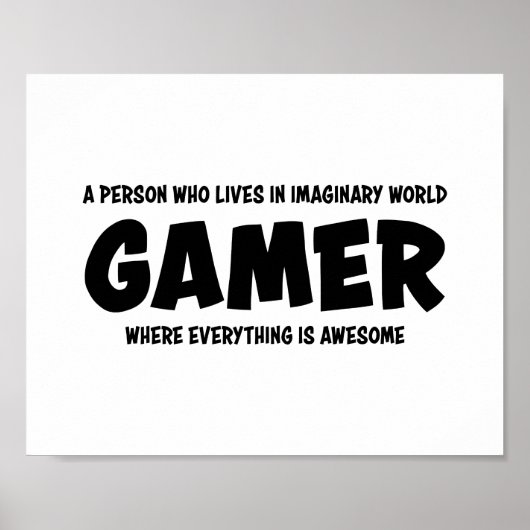 GAMER POSTER (Voorkant)
