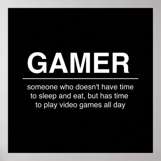 GAMER POSTER (Voorkant)
