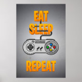 Gamer Poster Video Gamer Videogame Fan Art Video (Voorkant)