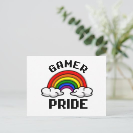 Gamer Pride Briefkaart (Staand voorkant)