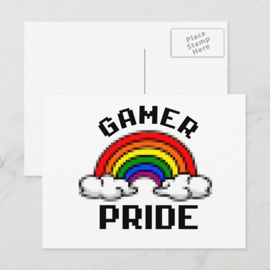 Gamer Pride Briefkaart (Voorkant / Achterkant)