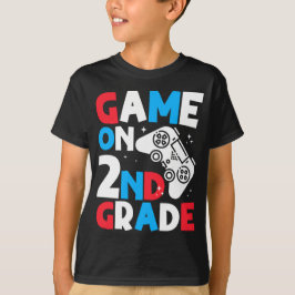 Gamer Quote Game On 2e klas Gamen Cool Gamer T-shirt