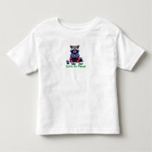 Gamer Raccoon: Level Up met schattig Baby T-shirt