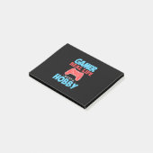 Gamer Real Life is maar een hobby Post-it® Notes (Schuin)