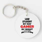 Gamer rechtenstudent sleutelhanger (Voorkant)
