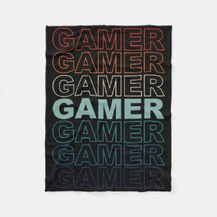 Gamer Retro Gamers Videogames Gaming Video Fleece Deken