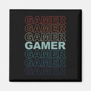 Gamer Retro Gamers Videogames Gaming Video Magneet