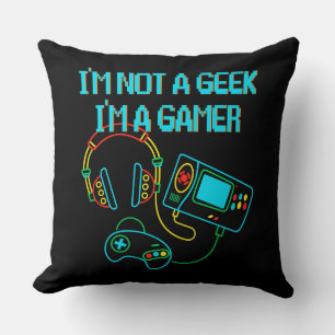 Gamer Retro Neon Kussen