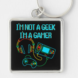 Gamer Retro Neon Sleutelhanger