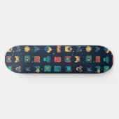 Gamer Retro Videogame 80s Skateboard (Horizontaal)