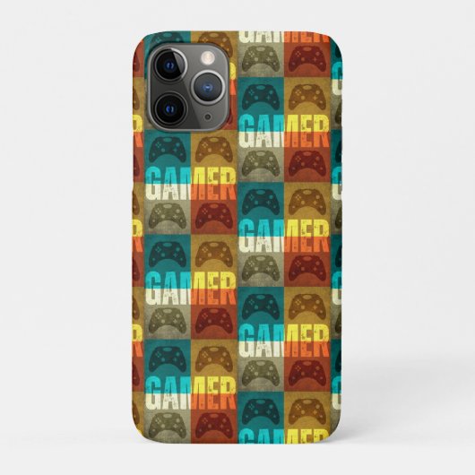 GAMER RETRO VIDEOSPELCONTROLLER   Case-Mate iPhone CASE (Achterkant)