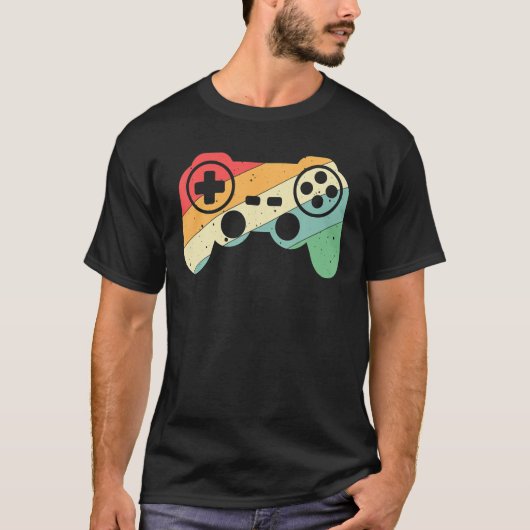 Gamer  Retro videospelcontroller games T-shirt (Voorkant)