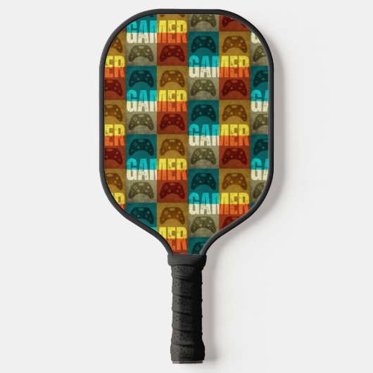 GAMER RETRO VIDEOSPELCONTROLLER   PICKLEBALL PADDLE (Voorkant)