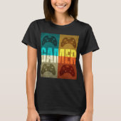 GAMER RETRO VIDEOSPELCONTROLLER T-shirt (Voorkant)