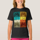 GAMER RETRO VIDEOSPELCONTROLLER T-shirt (Voorkant)
