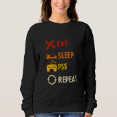 Gamer Rides Mir Den Controller König Ps5 Con Trui (Voorkant)